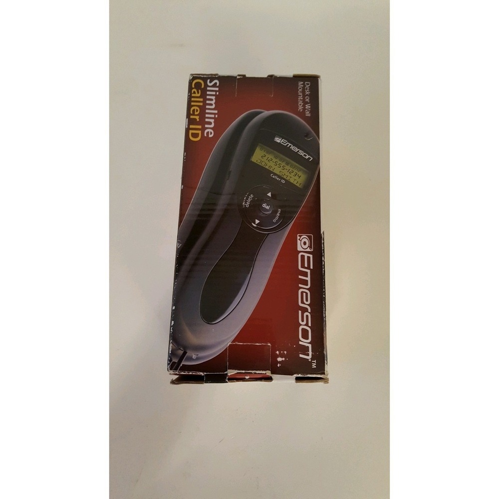 Emerson Slimline Caller ID‎ Desk or Wall Mountable Telephone NEW